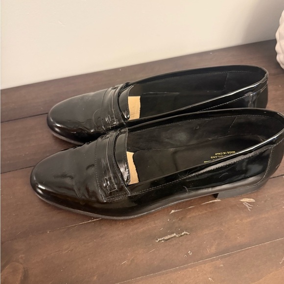 Gil Mitri Black Patent Leather Loafers – Made in Italy (Size 9M) main image 4